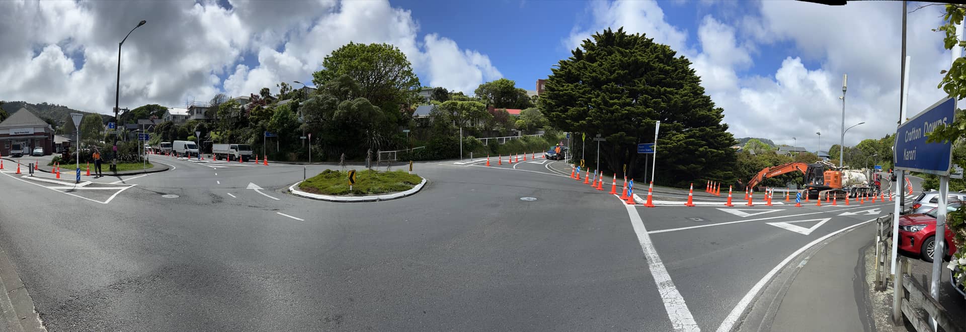 Traffic management operation in Wellington